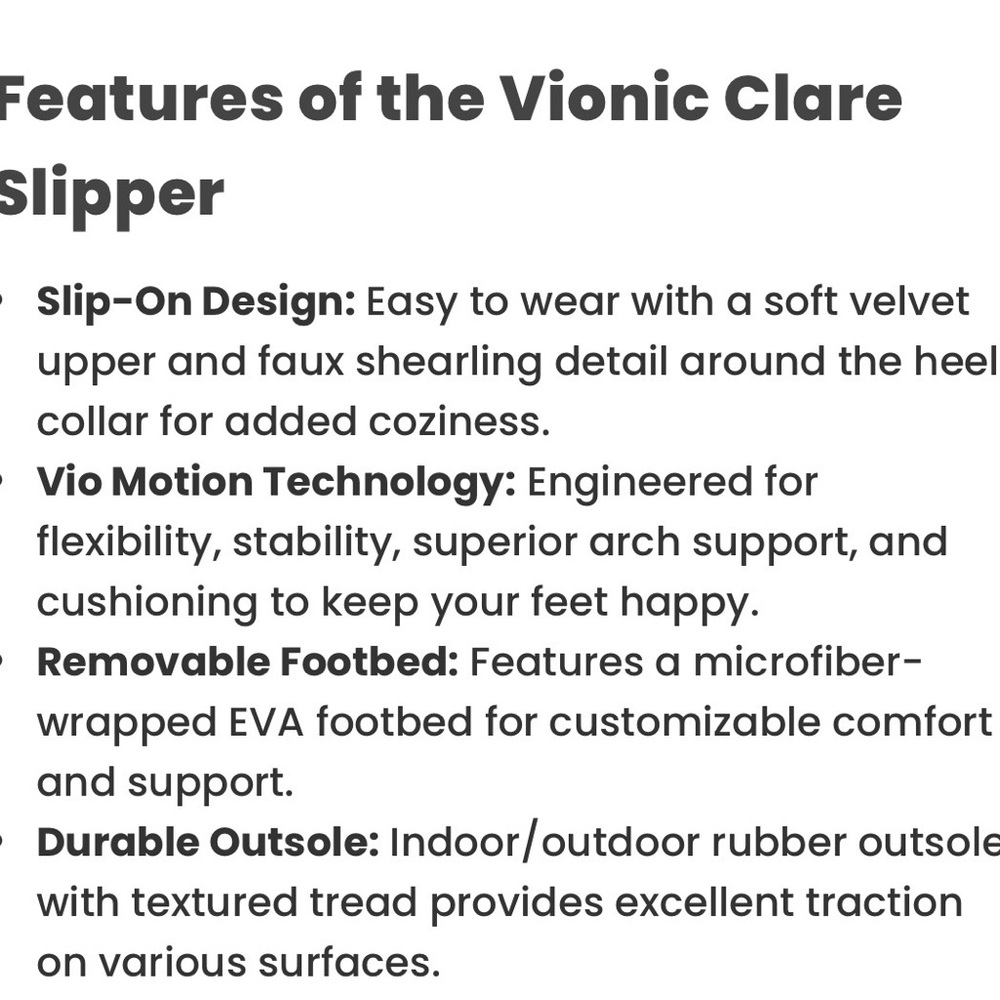 Vionic Clare Slipper Size 9.5 - Picture 8 of 9